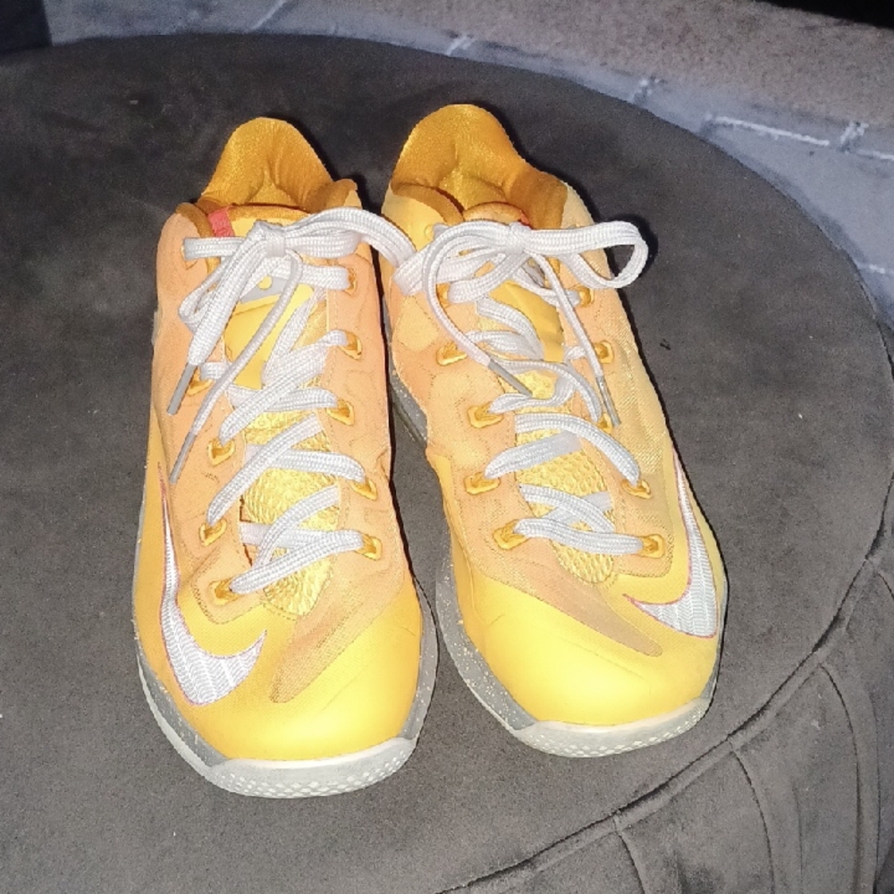 Nike Orange and Yellow "Lebron James" size 9 Sneakers
